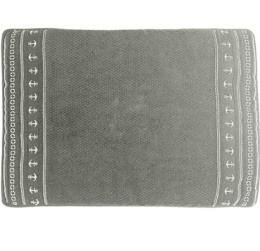 Коврик яхтенный нескользящий Marine Business Santorini Anchors 600х450мм серый (10266025)